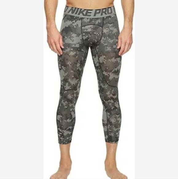 Nike hypercool compression camo gray tights size 3XL - Picture 1 of 8